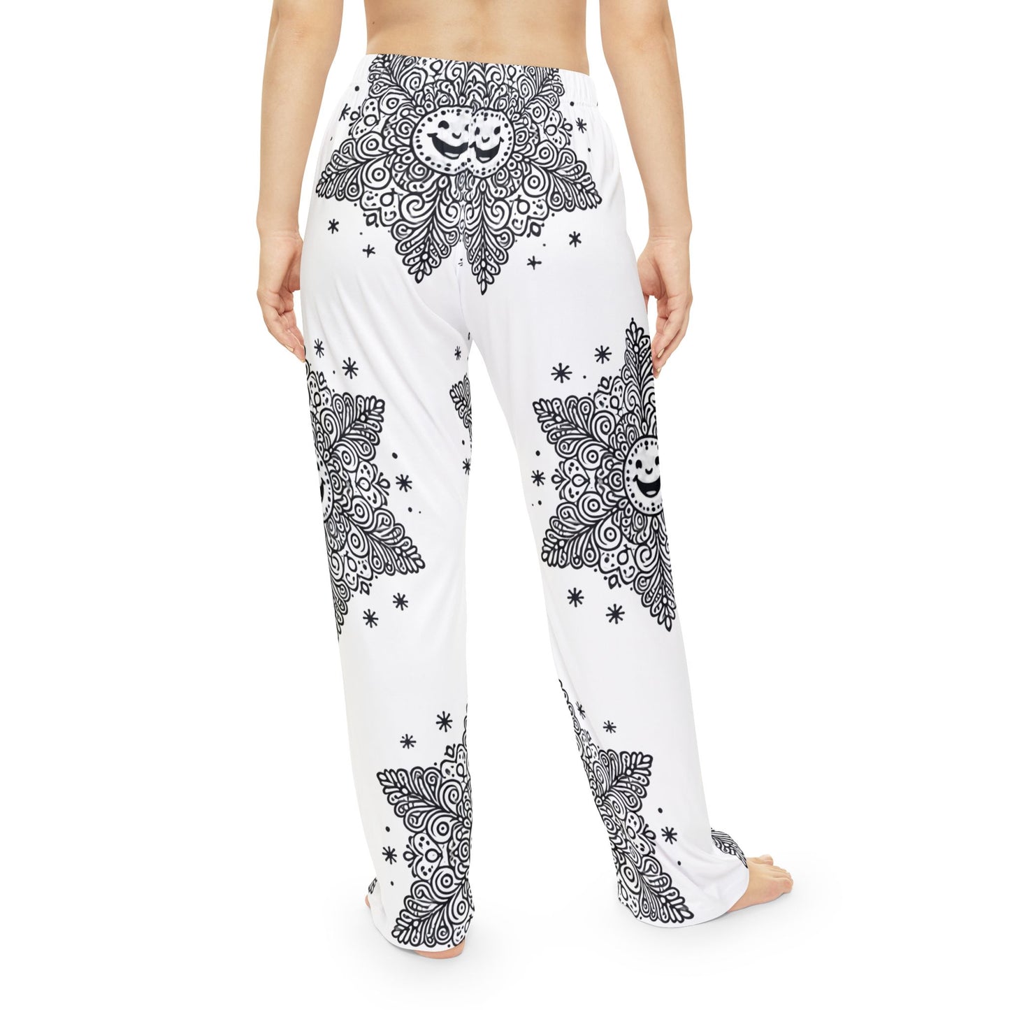 Snowflake Women's Pajama Pants (AOP)