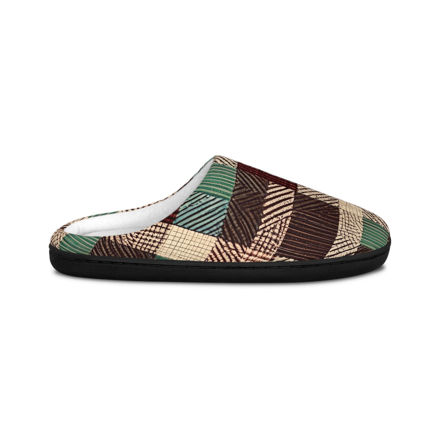 Cabin Retreat Plaid Men's Indoor Slippers