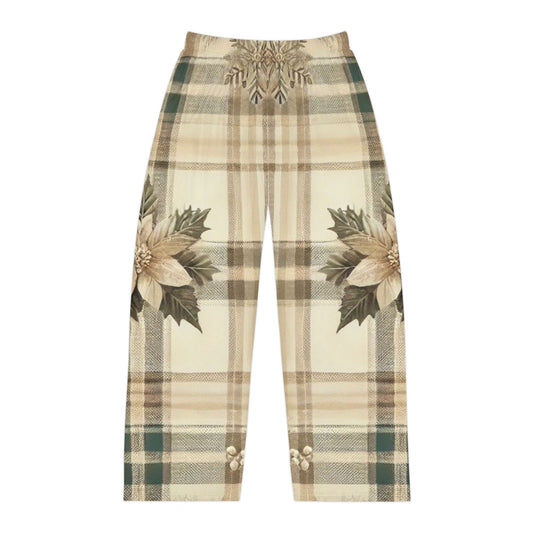 Golden Bow Men's Pajama Pants (AOP)