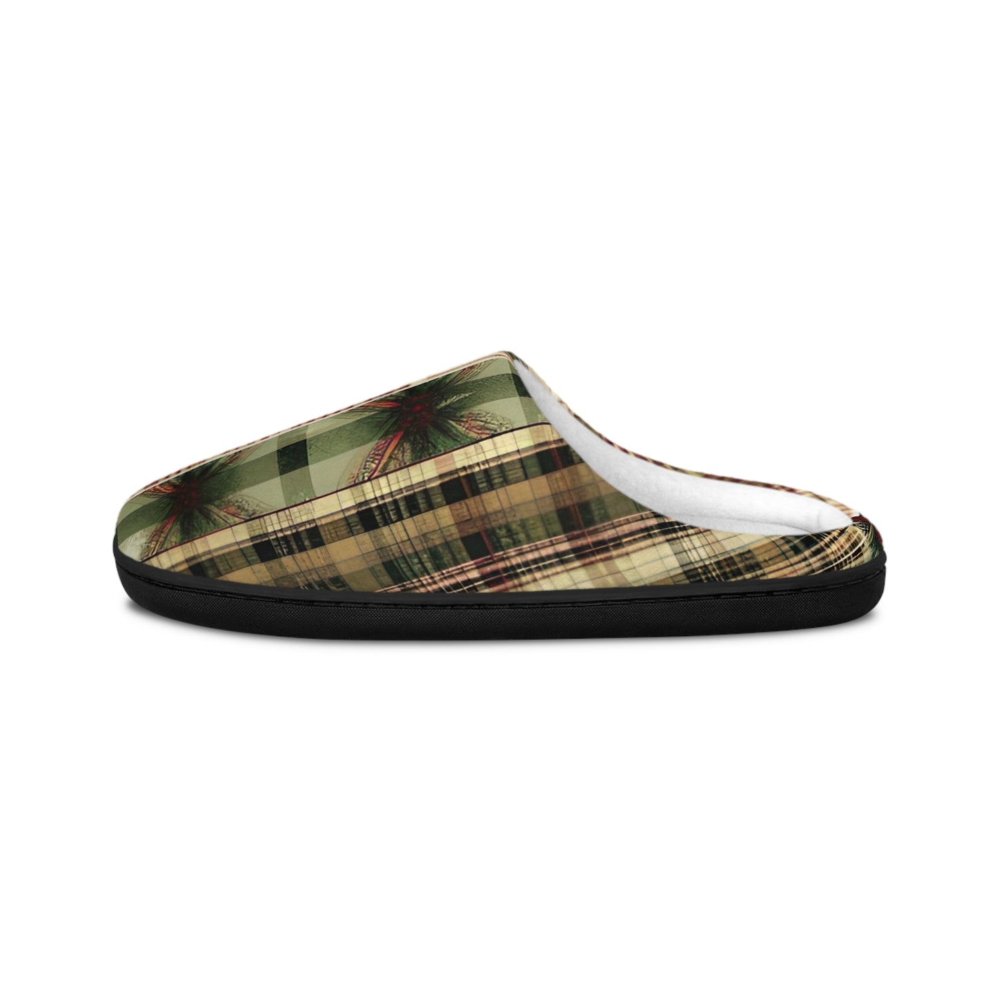 Christmas Plaid Women's Indoor Slippers