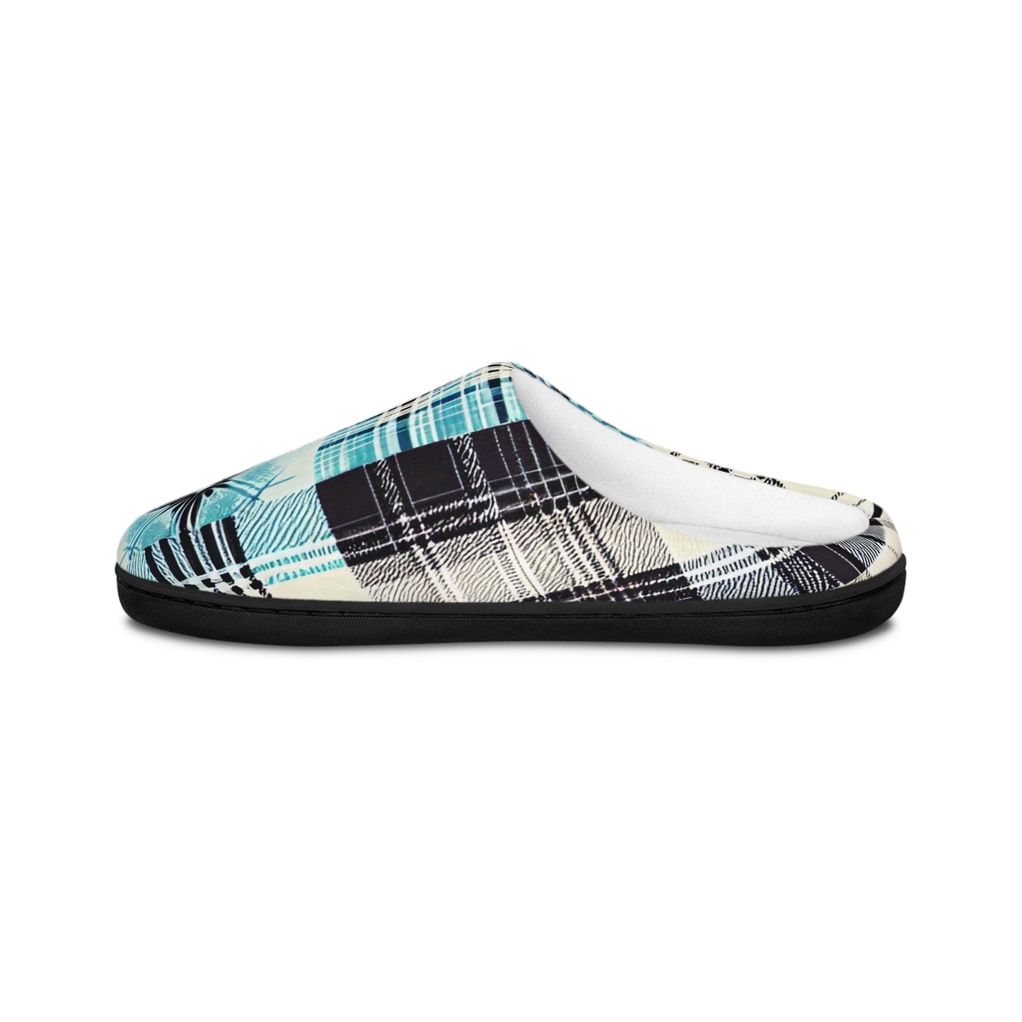 Arctic Blast Plaid Men's Indoor Slippers