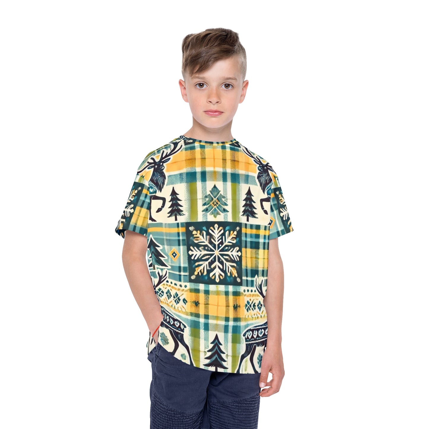 Wild Deer Kids Sports Jersey (AOP)