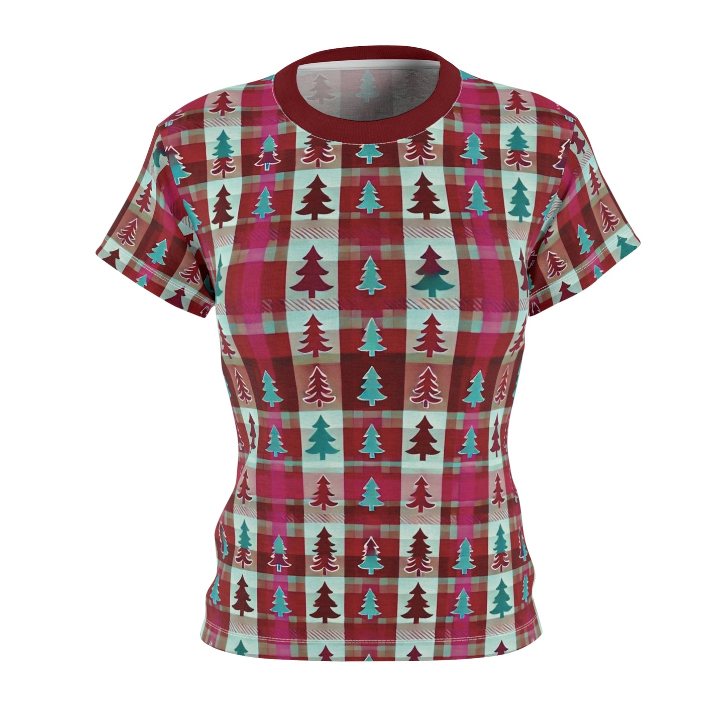 Holiday Pines Women's Cut & Sew Tee (AOP)