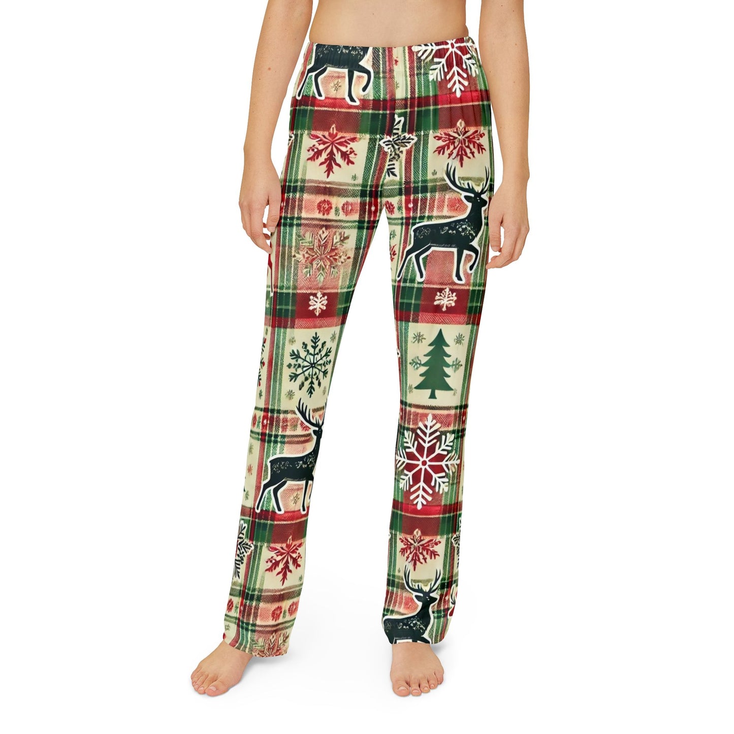 Evergreen Stag Kids Pajama Pants (AOP)