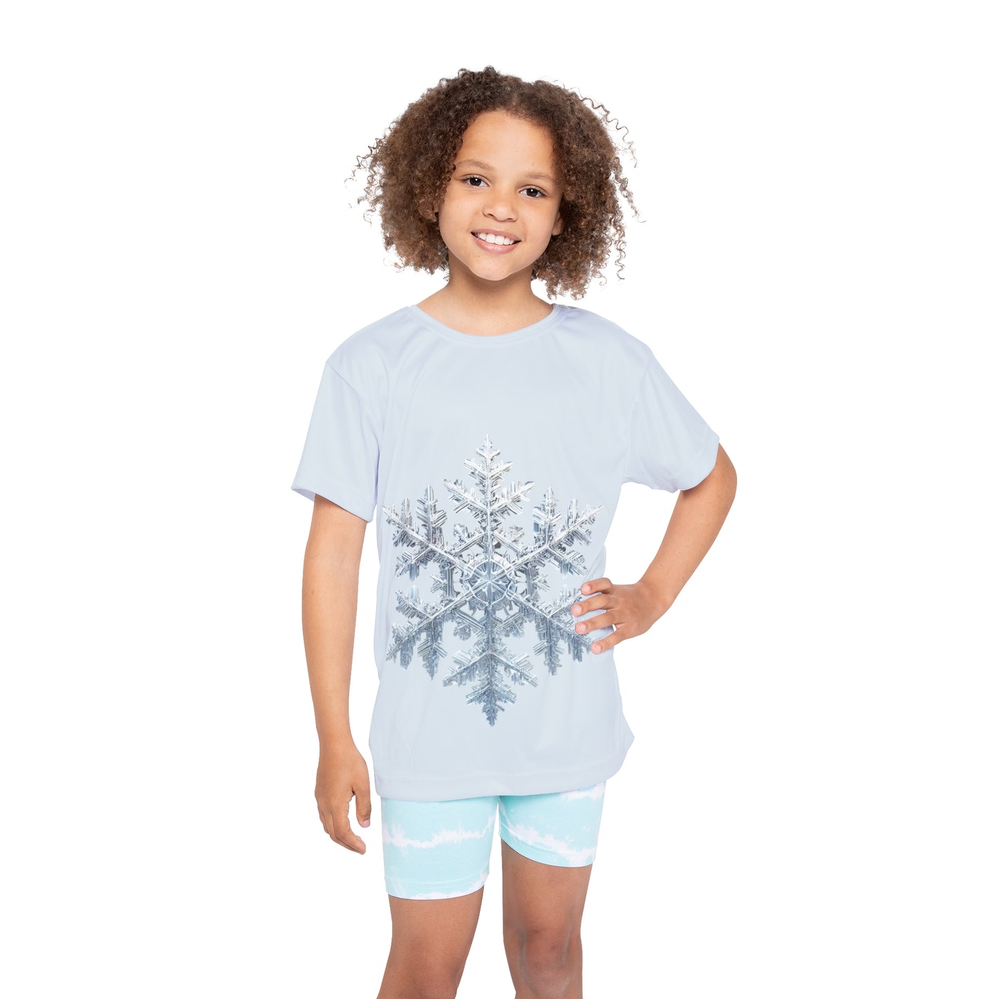 Crystal Frost Kids Sports Jersey (AOP)