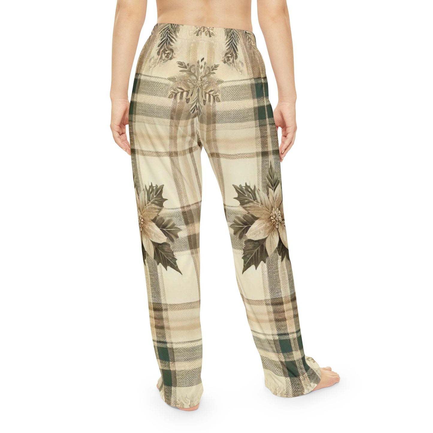 Golden Bow Women's Pajama Pants (AOP)