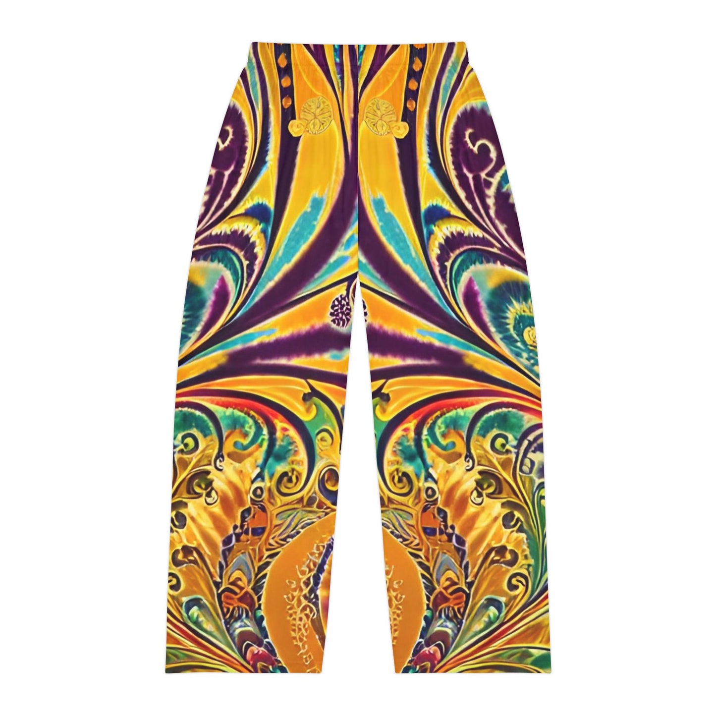 Radiant Swirl Men's Pajama Pants (AOP)