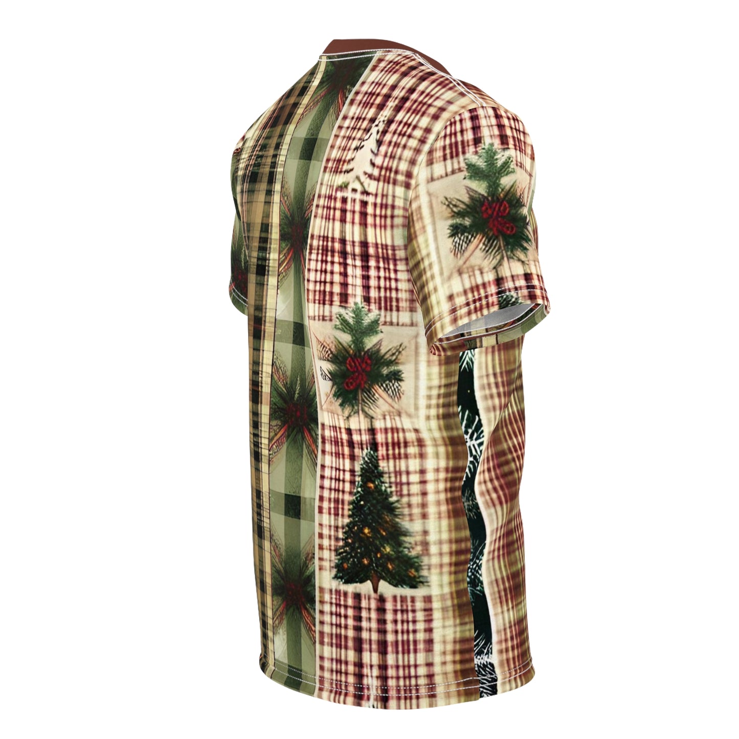 Christmas in Plaid Men's Cut & Sew Tee (AOP)