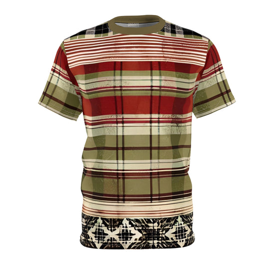 Between the Lines Plaid Men's T-Shirt