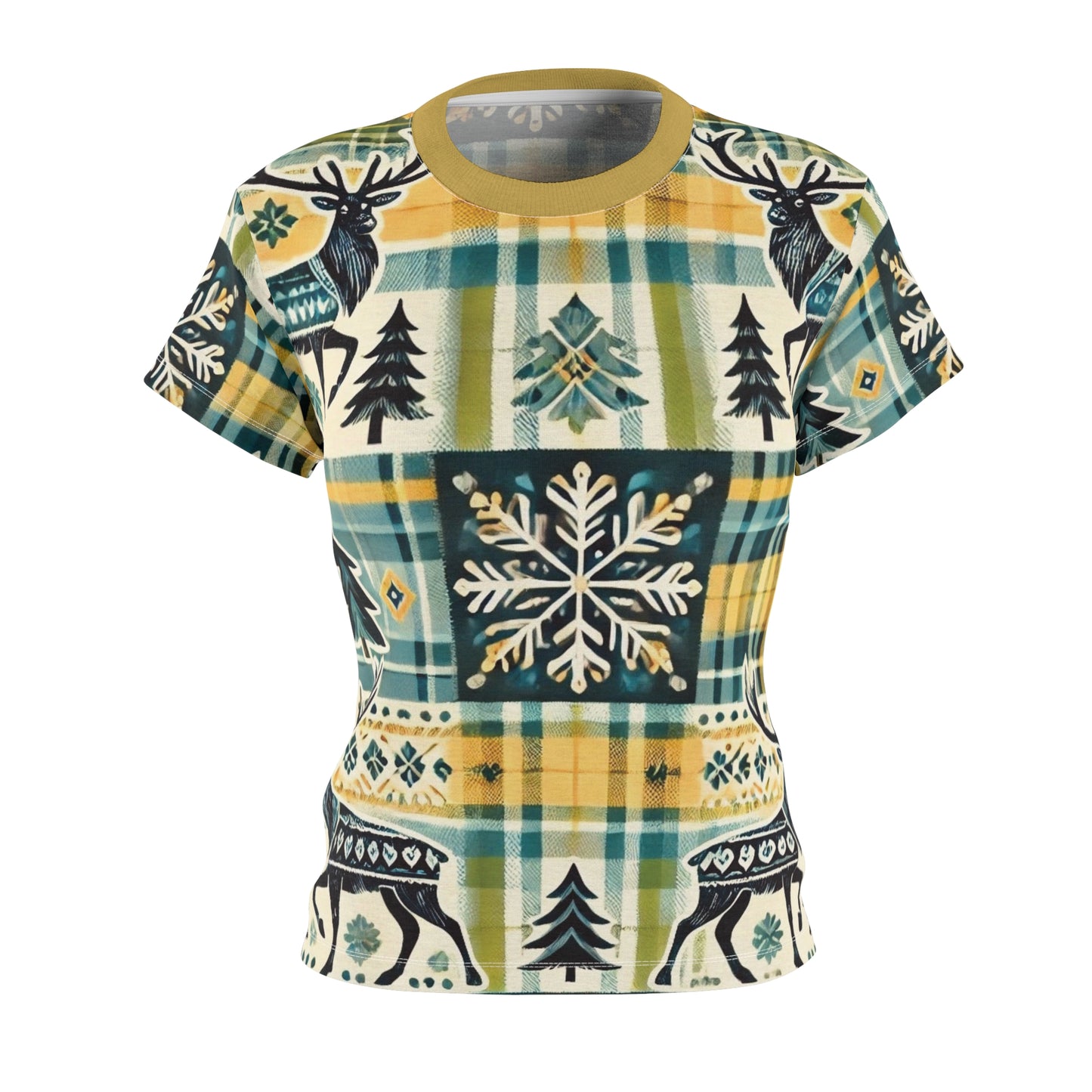 Wild Deer Women's Cut & Sew Tee (AOP)