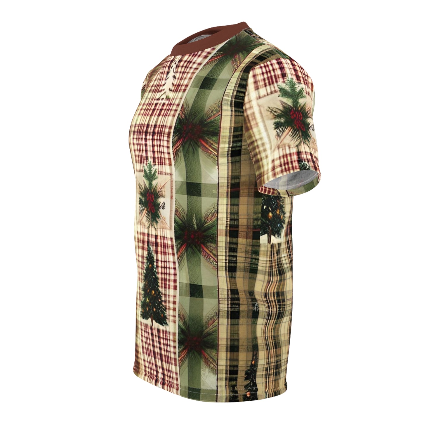 Christmas in Plaid Men's Cut & Sew Tee (AOP)