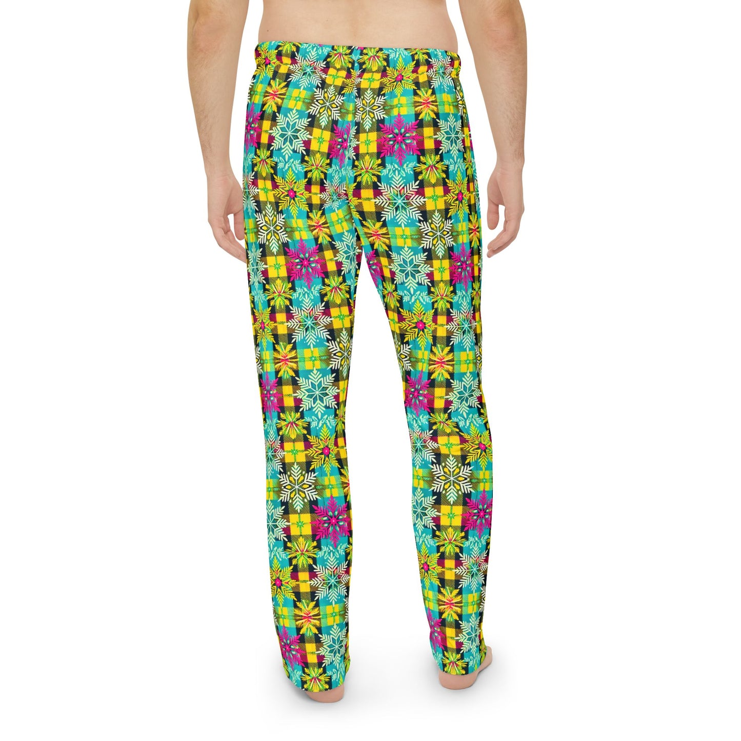 Sno-Flakes Men's Pajama Pants (AOP)